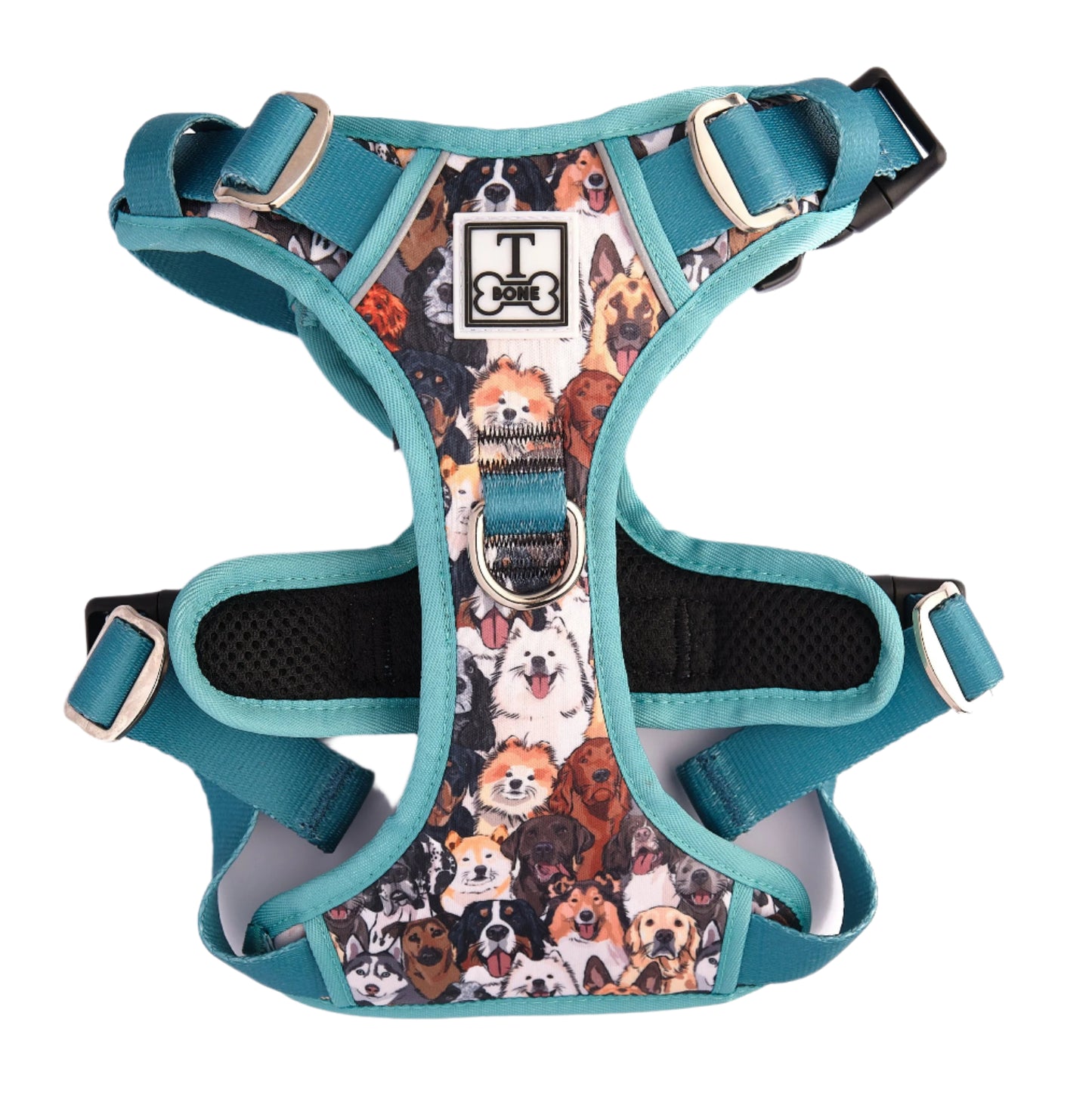 Part of the Pack Blue Tough Bone Harness